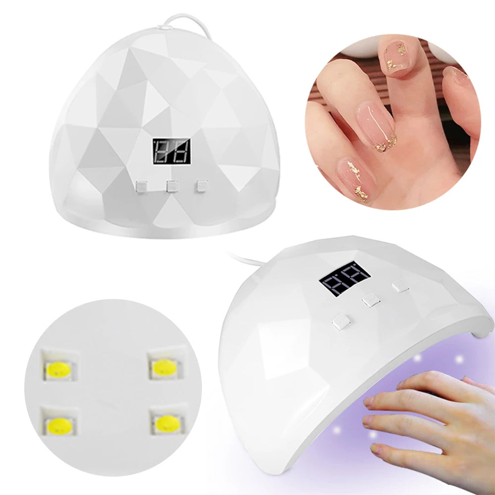 Lámpara UV LED para Uñas - Secado Profesional