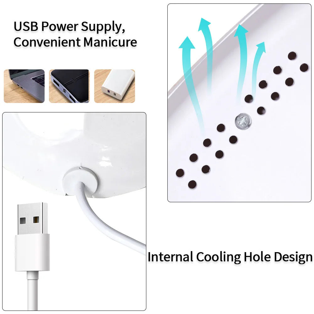 Lámpara UV LED para Uñas - Secado Profesional