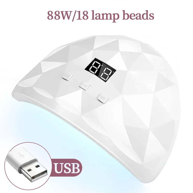 Lámpara UV LED para Uñas - Secado Profesional