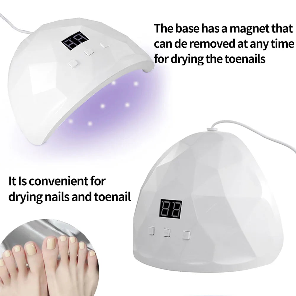 Lámpara UV LED para Uñas - Secado Profesional